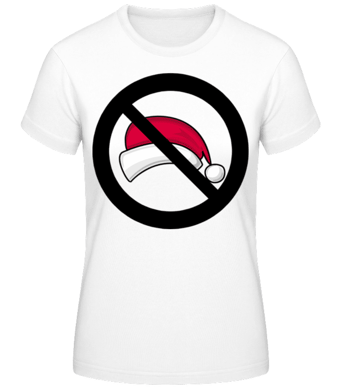 Aperçu: Christmas Forbidden - T-shirt femme B&C - Blanc - Devant