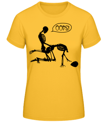 Skeletons Having Sex - Women's B&C T-Shirt - Golden yellow - Front