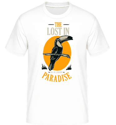 Bird Lost In Paradise -  T-Shirt Shirtinator homme - Blanc - Devant