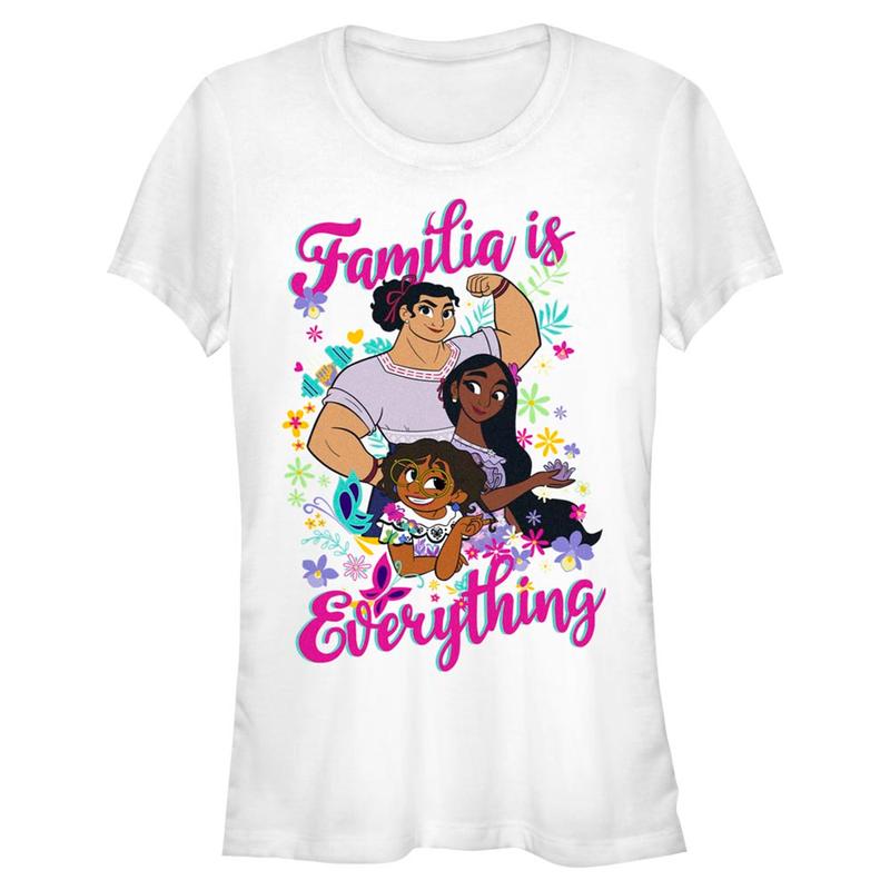 Vorschau: Disney - Encanto - Skupina Familia is Everything - Frauen T-Shirt - Weiß - Vorne