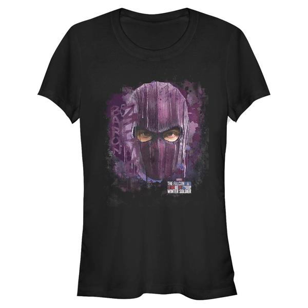 Aperçu: Marvel - Falcon et le soldat de l'hiver - Baron Zemo Baron Eyes - Femme T-shirt - Noir - Devant Aperçu: Marvel - Falcon et le soldat de l'hiver - Baron Zemo Baron Eyes - Femme T-shirt - Noir - Devant
