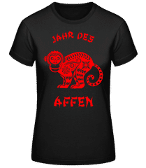 Chinesisches Zeichen Jahr Des Affen · Frauen Basic T-Shirt