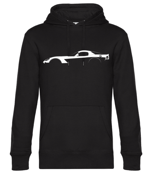 Aperçu: 'Dodge Viper ZB I' Silhouette - Sweat à capuche premium Unisexe - Noir - Devant