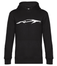 'Lamborghini Centenario' Silhouette - Sudadera estándar para hombre - Negro - delante