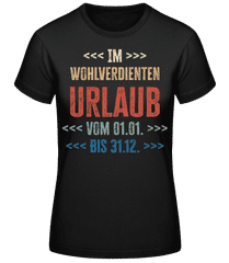 Im Wohlverdienten Urlaub · Frauen Basic T-Shirt