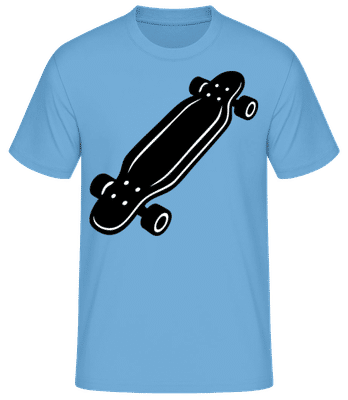 Longboard - Camiseta básica para hombre - Azul claro - delante