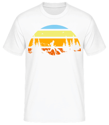 Mountain Run - Men's Basic T-Shirt - White - Front