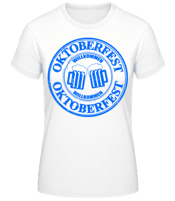 Oktoberfest Logo - Dámské tričko B&C - Bílá - Napřed