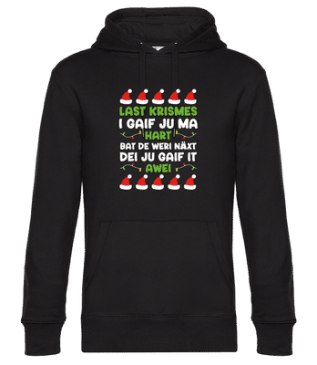 Last Krimes - Unisex Premium Hoodie - Schwarz - Vorne