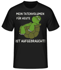 Tatenvolumen Aufgebraucht · Männer T-Shirt B&C