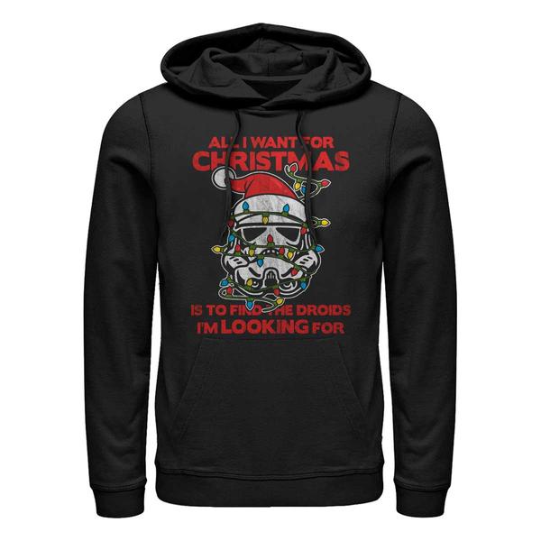 Aperçu: Star Wars - Stormtrooper Christmas Trooper - Christmas - Unisex Sweat à capuche - Noir - Devant