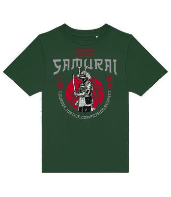 Samurai Warrior - Kids B&C T-Shirt - Bottle green - Front