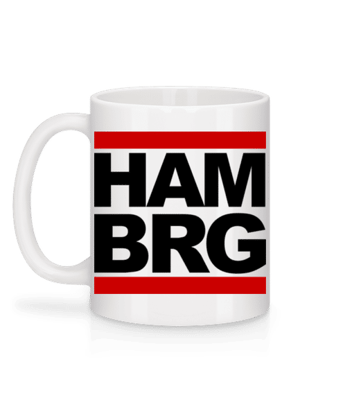 Aperçu: Hamburg Germany - Mug en céramique blanc - Blanc - Derrière