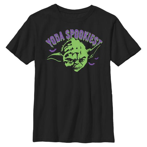 Aperçu: Star Wars - Yoda Spooky - Enfant T-shirt - Noir - Devant