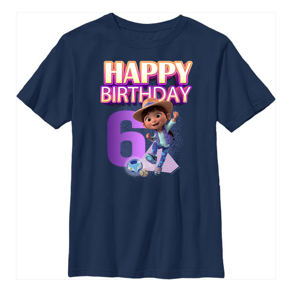 Aperçu: Netflix - Ridley Jones - Ridley Jones 6th Bday - Enfant T-shirt - Bleu marine - Devant