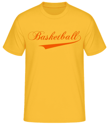 Basketball Stroke - Camiseta para hombre B&C - Amarillo dorado - delante