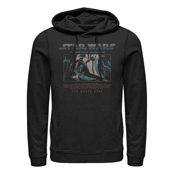 Aperçu: Star Wars - Darth Vader Vader Lightning - Unisex Sweat à capuche - Noir - Devant