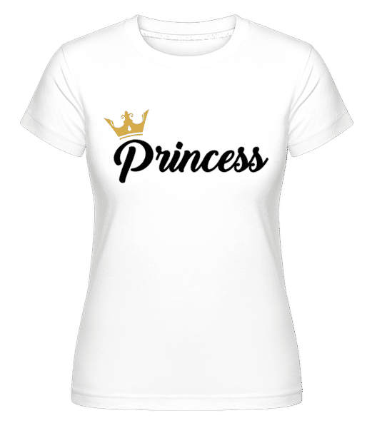 Aperçu: Princess -  T-shirt Shirtinator femme - Blanc - Devant
