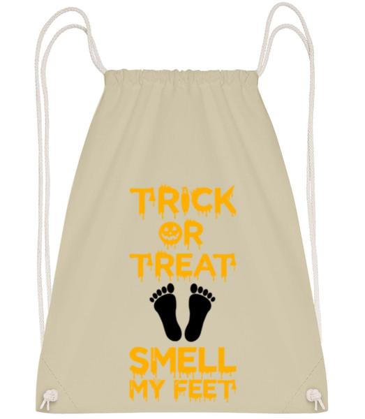Aperçu: Trick Or Treat, Smell My Feet - Sac à dos sport - Crème - Devant