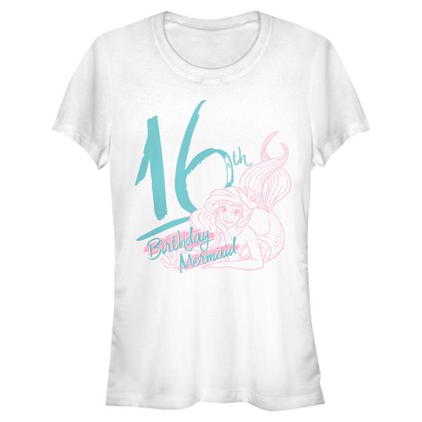 Disney - Ariel La Petite Sirène - Ariel La Petite Sirène Birthday Mermaid Sixteen - Femme T-shirt