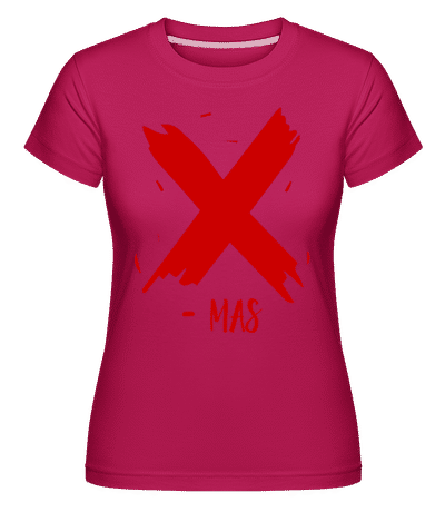 X - MAS -  T-shirt Shirtinator femme - Magenta - Devant