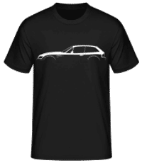 'BMW Z3 M Coupe' Silhouette - Pánske basic tričko - Čierna - Predné
