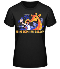 Giraffe bin ich im Bild · Frauen Basic T-Shirt