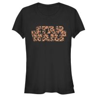 Star Wars - Logo Cheetah Fill - Frauen T-Shirt - Schwarz - Vorne