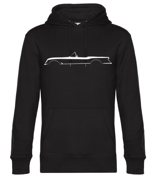 Preview: 'Chevrolet Corvette C1 1953' Silhouette - Men’s Standard Hoodie - Black - Front