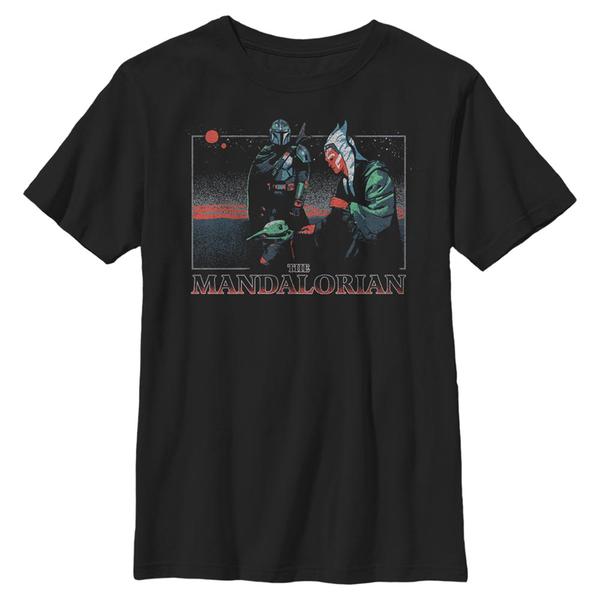 Aperçu: Star Wars - The Mandalorian - Skupina Is This The Way - Enfant T-shirt - Noir - Devant