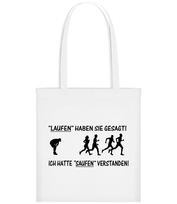 Vorschau: Ich Habe Saufen Verstanden - Stofftasche - Weiß - Vorne