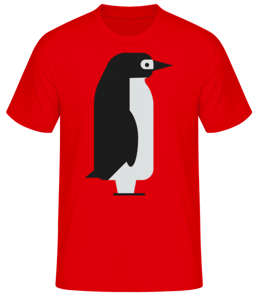 Aperçu: Penguin Image - T-shirt standard Homme - Rouge - Devant