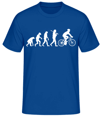 Evolution Of Cycling - Men's Basic T-Shirt - Royal blue - Front