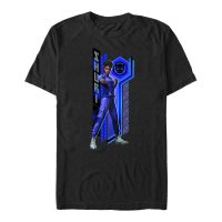 Marvel - Black Panther Wakanda Forever - Shuri Pattern - Hombres Camiseta - Negro - delante