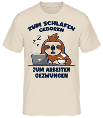 Zum Arbeiten Gezwungen · Männer Basic T-Shirt