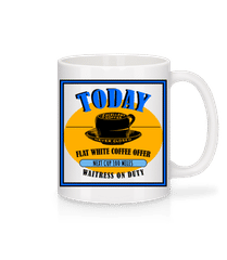 Flat White Coffee Offer · Mug en céramique blanc