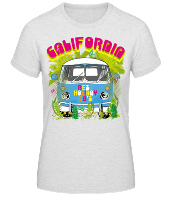California Bus - T-shirt standard Femme - Gris chiné - Devant