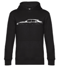 'Porsche Cayenne Turbo GT' Silhouette - Männer Standard Hoodie - Schwarz - Vorne
