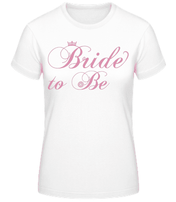 Nastávajúca nevesta - Dámske basic tričko - Biela - Predné