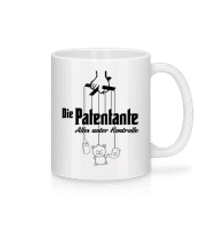 Die Patentante - Tasse - Weiß - Vorne