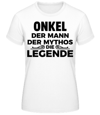 Onkel Der Mann Die Legende - Frauen T-Shirt B&C - Weiß - Vorne