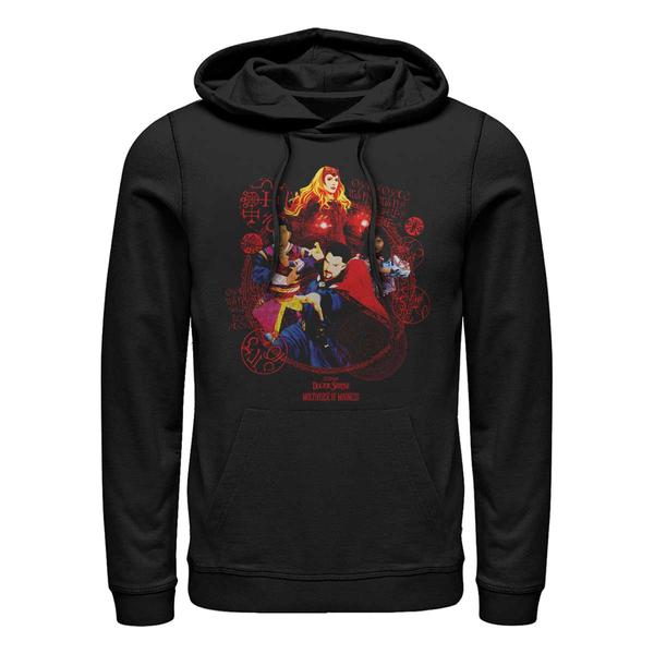 Aperçu: Marvel - Doctor Strange - Photo de groupe Badge Of Heroes - Unisex Sweat à capuche - Noir - Devant