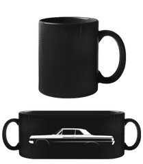 'Chevrolet Impala SS 1964' Silhouette · Schwarze Tasse
