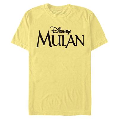 Disney - Mulan - Logo - Men's T-Shirt - Yellow - Front