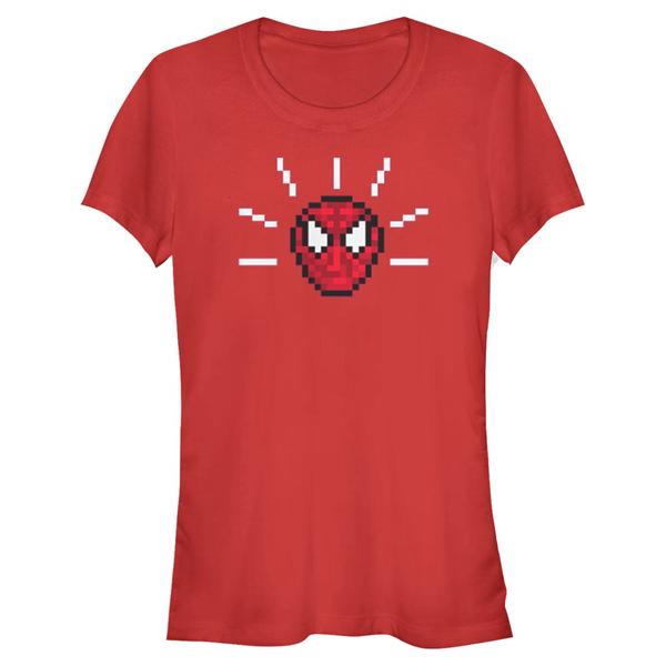 Preview: Marvel - Spider-Man - Spider-Man Pixel Spidey Sense - Women's T-Shirt - Red - Front