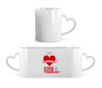 My Favorite Person 4Ever - Herztasse - Weiß - Vorne