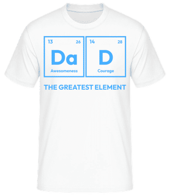 Dad The Greatest Element - T-shirt standard Homme - Blanc - Devant