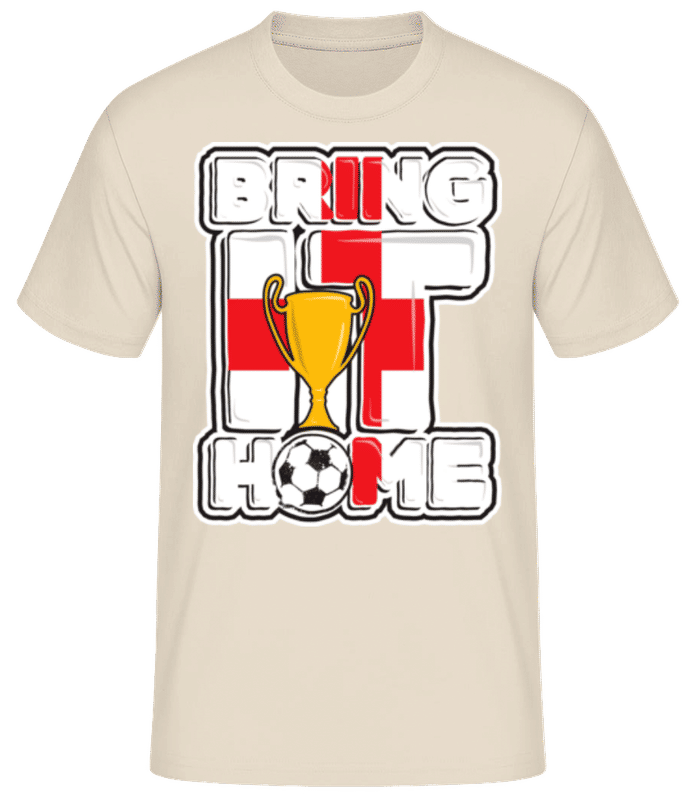 Preview: Football England Bring It Home - Men's Basic T-Shirt - Cream - Front