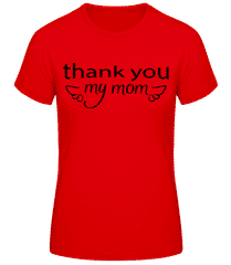 Ďakujem vám moja mama · Dámske basic tričko