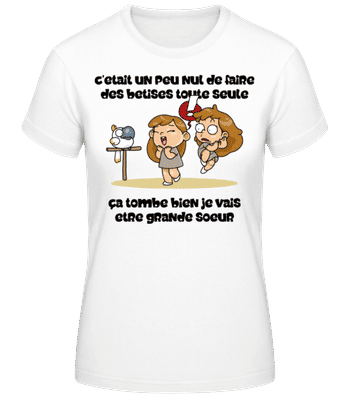 C'était Un Peu Nul De Faire - T-shirt standard Femme - Blanc - Devant